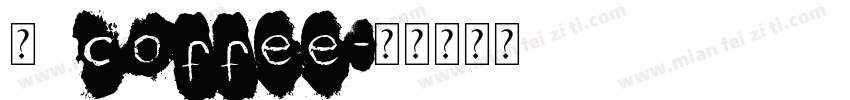 透 coffee字体转换